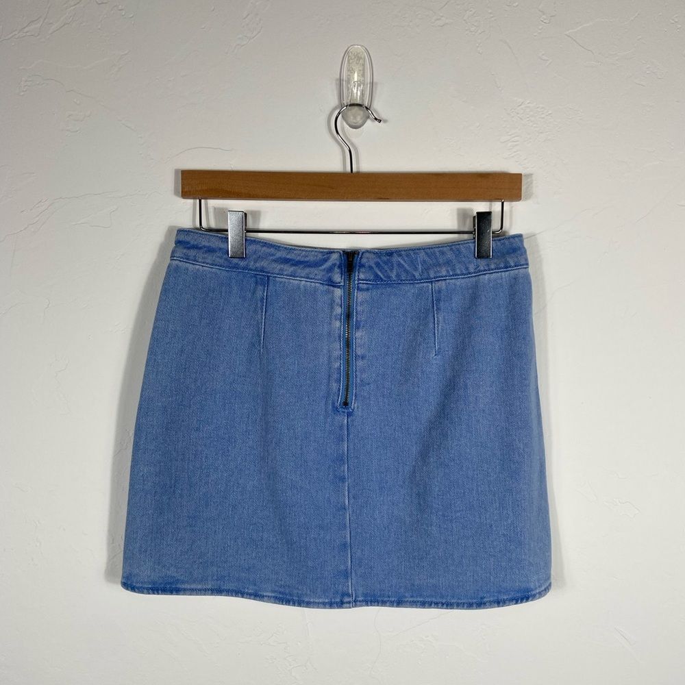 PacSun Light Blue Denim Mini Skirt - Picture 5 of 6